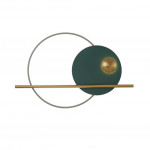 Настенный светодиодный светильник Inodesign Ridn Green 40.6195